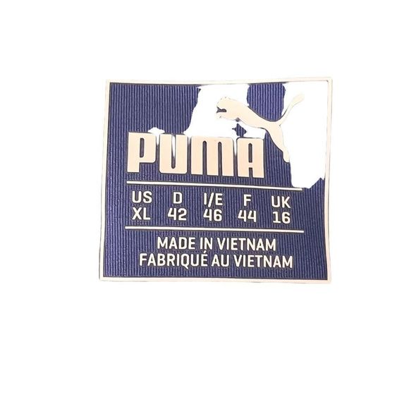 Puma Golf Womens Sz XL Purple and White Print Polo Top - Picture 7 of 7